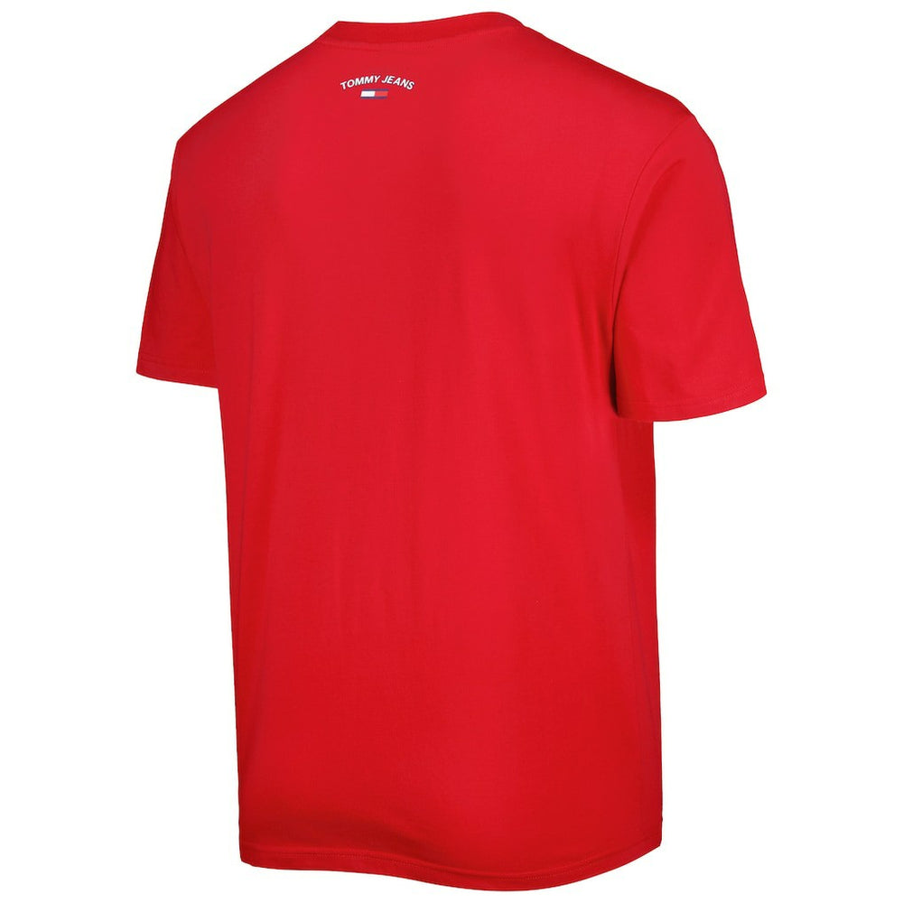 Houston Rockets Tommy Jeans Mel Varsity T-Shirt Red - NBA