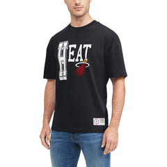 Miami Heat Tommy Jeans Mel Varsity T-Shirt Black - NBA