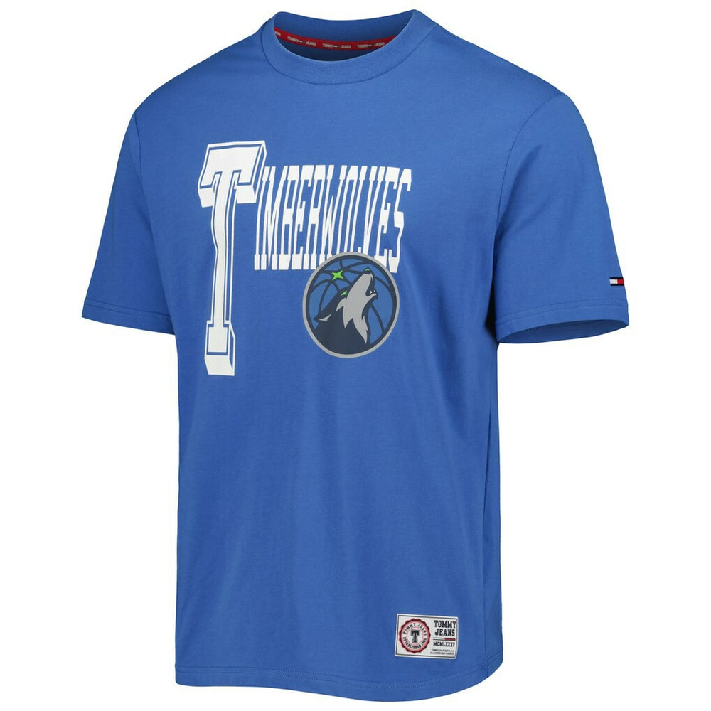Minnesota Timberwolves Tommy Jeans Mel Varsity T-Shirt Blue - NBA