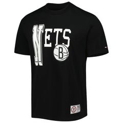 Brooklyn Nets Tommy Jeans Mel Varsity T-Shirt Black - NBA