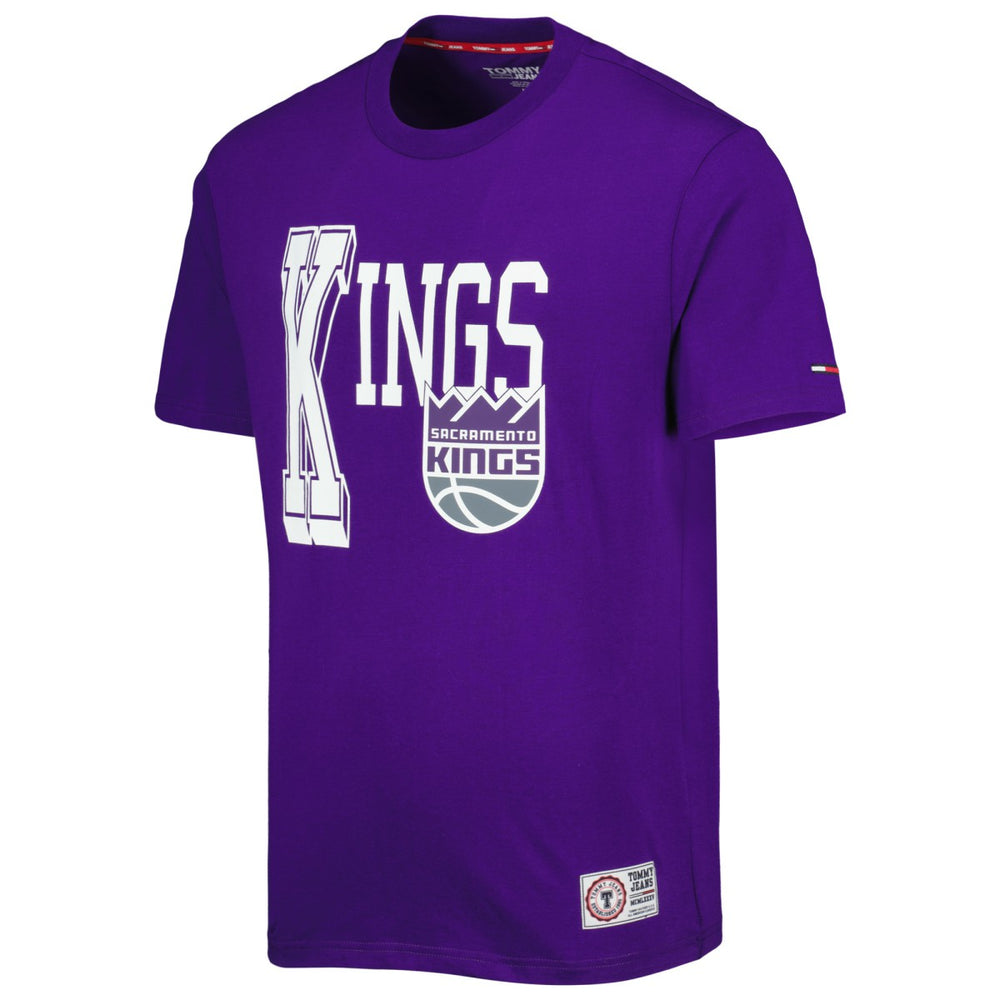 Sacramento Kings Tommy Jeans Mel Varsity T-Shirt Purple - NBA