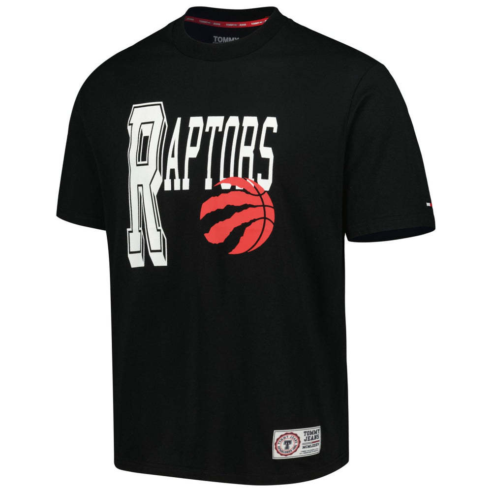 Toronto Raptors Tommy Jeans Mel Varsity T-Shirt Black - NBA