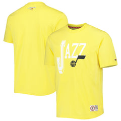 Utah Jazz Tommy Jeans Mel Varsity T-Shirt Gold - NBA