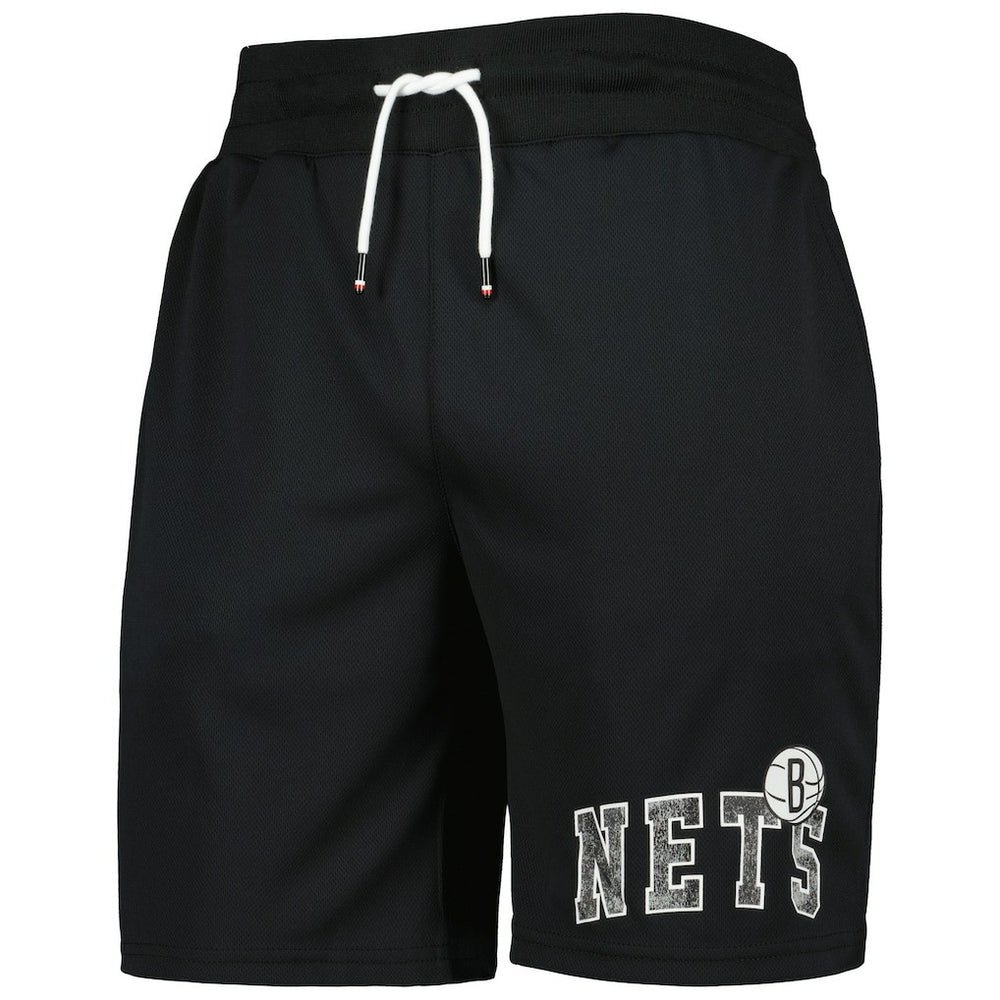 Brooklyn Nets Tommy Jeans Mike Mesh Basketball Shorts Black - NBA