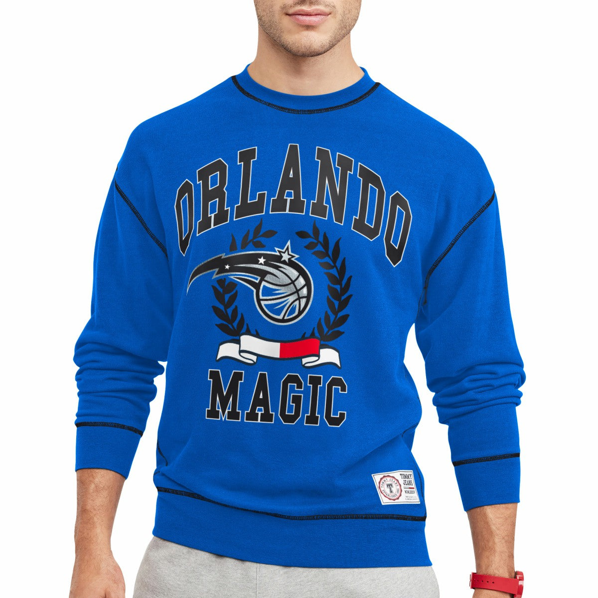 Orlando Magic Tommy Jeans Peter French Terry Pullover Sweatshirt Blue - NBA