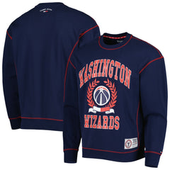 Washington Wizards Tommy Jeans Peter French Terry Pullover Sweatshirt Navy - NBA
