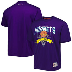 Charlotte Hornets Tommy Jeans Tim Backboard T-Shirt Purple - NBA