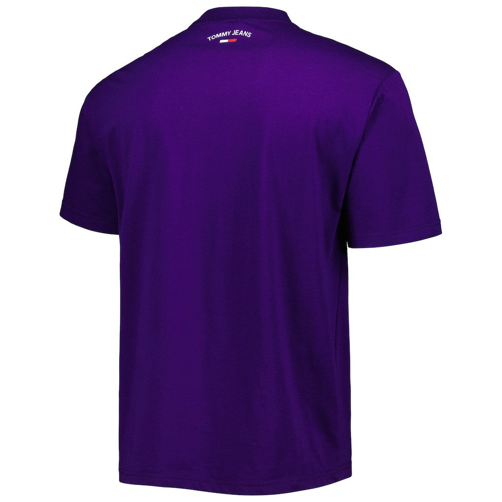 Charlotte Hornets Tommy Jeans Tim Backboard T-Shirt Purple - NBA