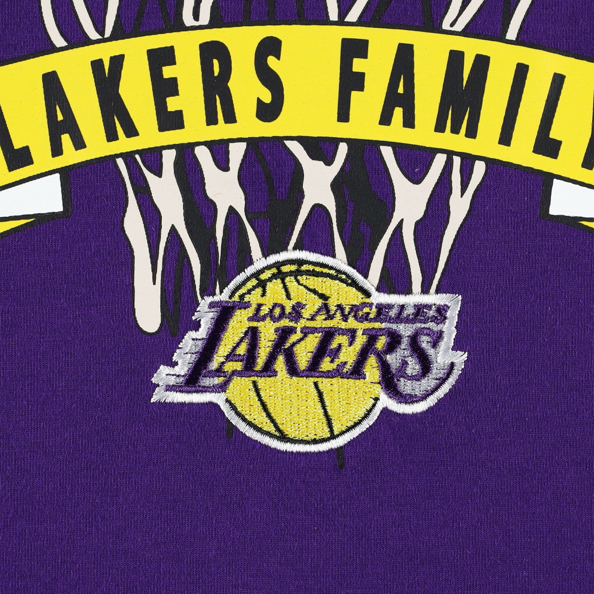 Los Angeles Lakers Tommy Jeans Tim Backboard T-Shirt Purple - NBA