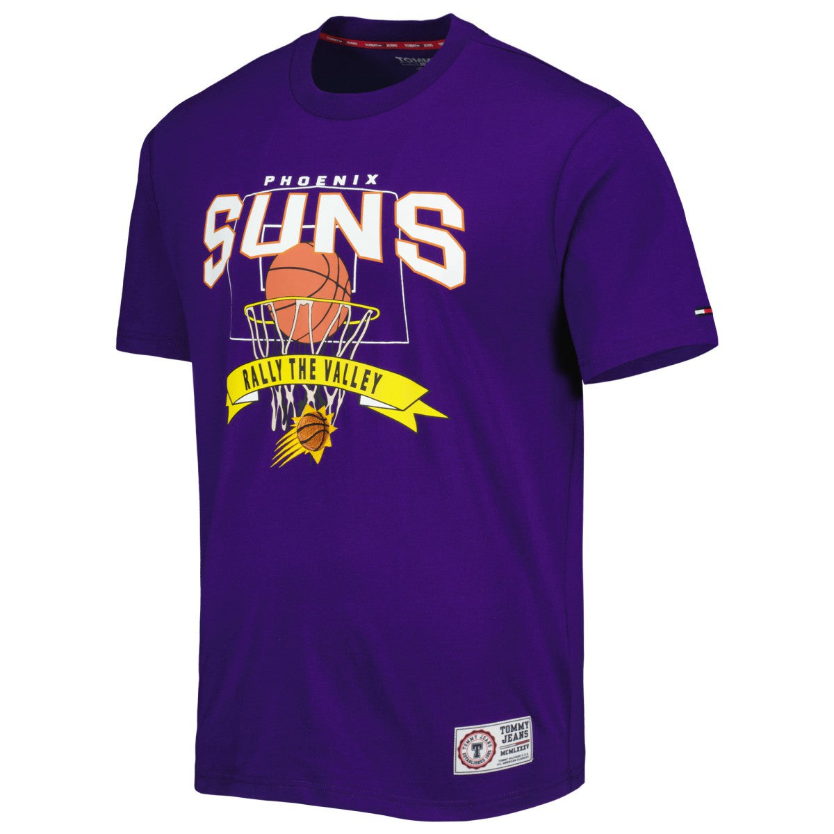 Phoenix Suns Tommy Jeans Tim Backboard T-Shirt Purple - NBA