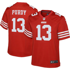 Brock Purdy San Francisco 49ers Youth Game Jersey Scarlet | Nike for Sale