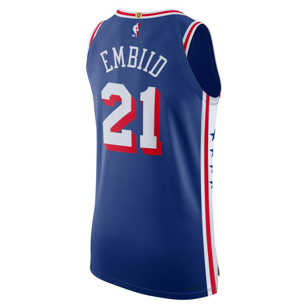 Joel Embiid Philadelphia 76ers Authentic Jersey Icon Edition Royal - NBA
