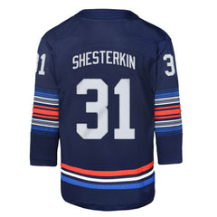 Igor Shesterkin New York Rangers Youth Alternate Premier Player Jersey - Navy - NHL