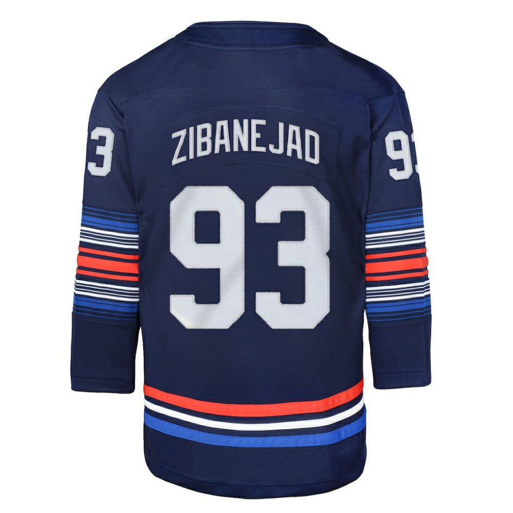 Mika Zibanejad New York Rangers Youth Alternate Premier Player Jersey - Navy - NHL
