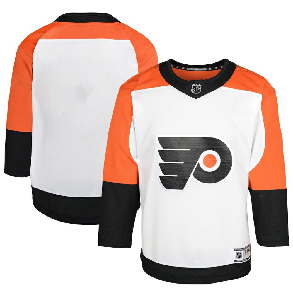Philadelphia Flyers Youth Away Premier Jersey - White - NHL