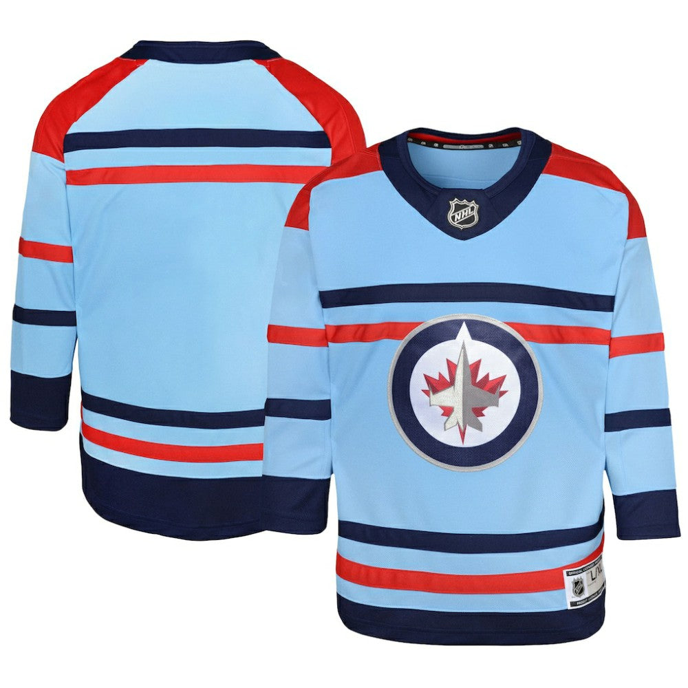 Winnipeg Jets Youth Anniversary Premier Jersey - Light Blue - NHL