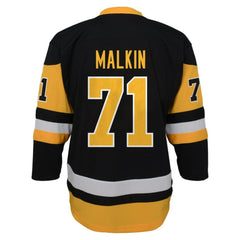 Evgeni Malkin Pittsburgh Penguins Youth Home Replica Player Jersey - Black - NHL
