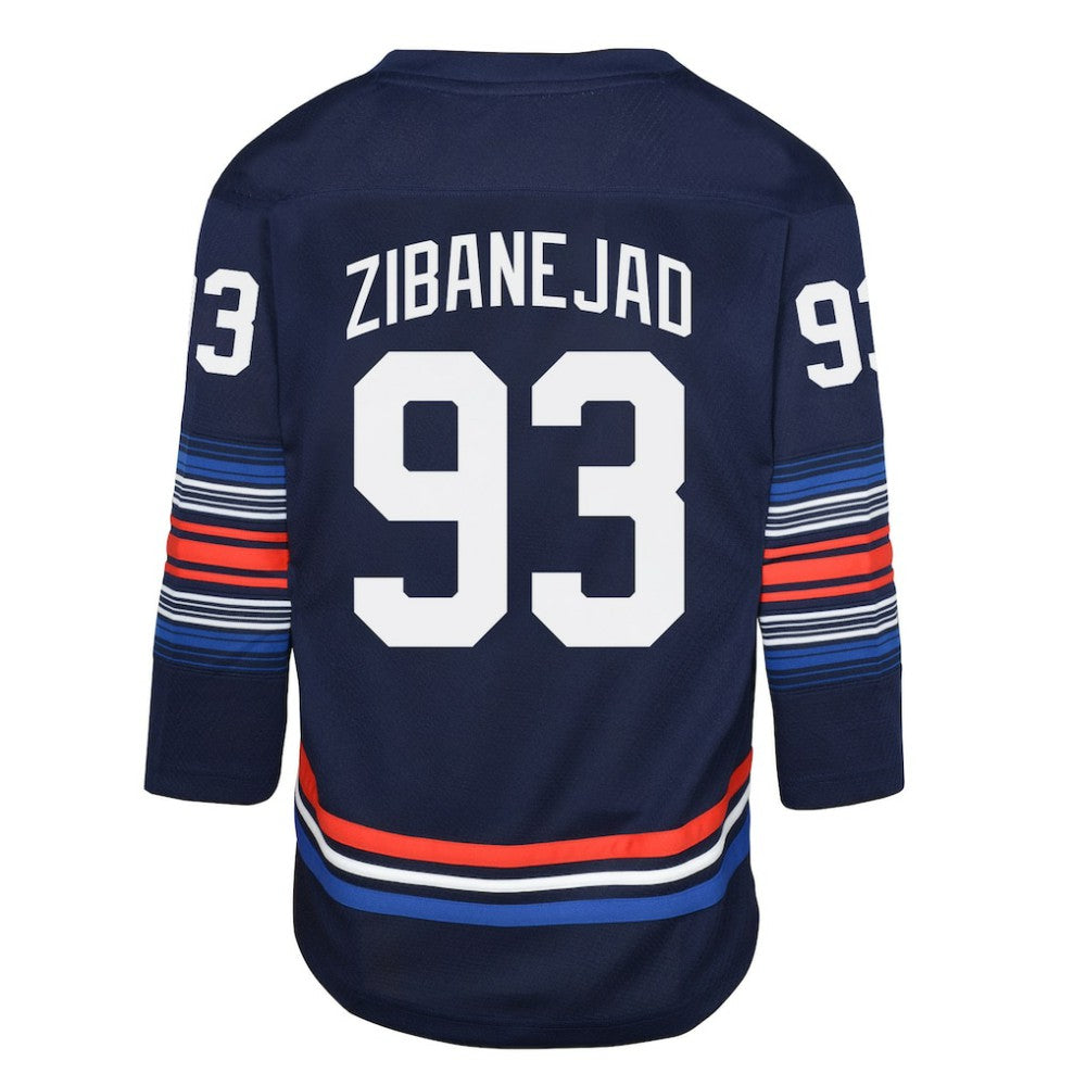 Mika Zibanejad New York Rangers Youth Alternate Replica Player Jersey - Navy - NHL