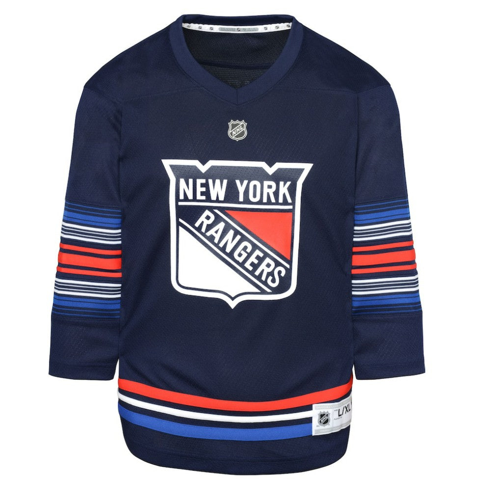 New York Rangers Youth Alternate Replica Jersey - Navy - NHL