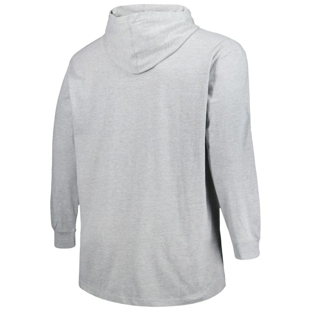 Colorado Avalanche Big & Tall Pullover Hoodie - Heather Gray - NHL