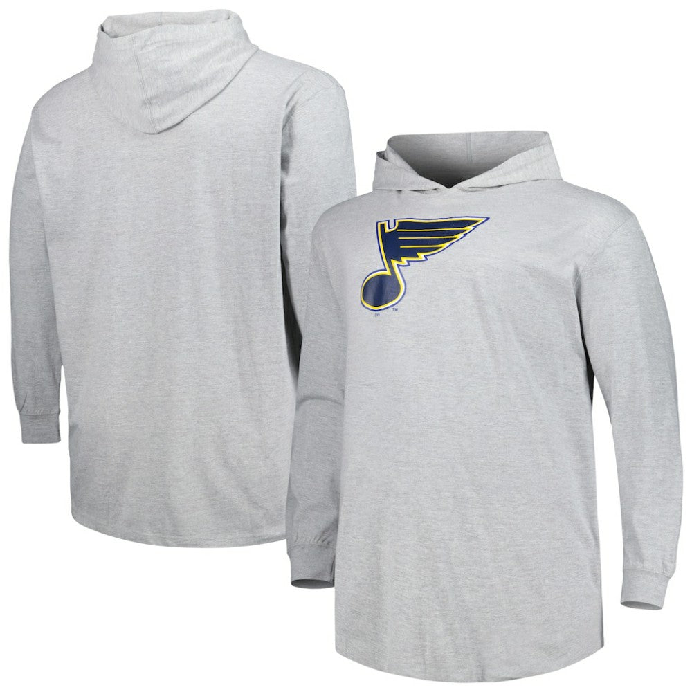St. Louis Blues Big & Tall Pullover Hoodie - Heather Gray - NHL