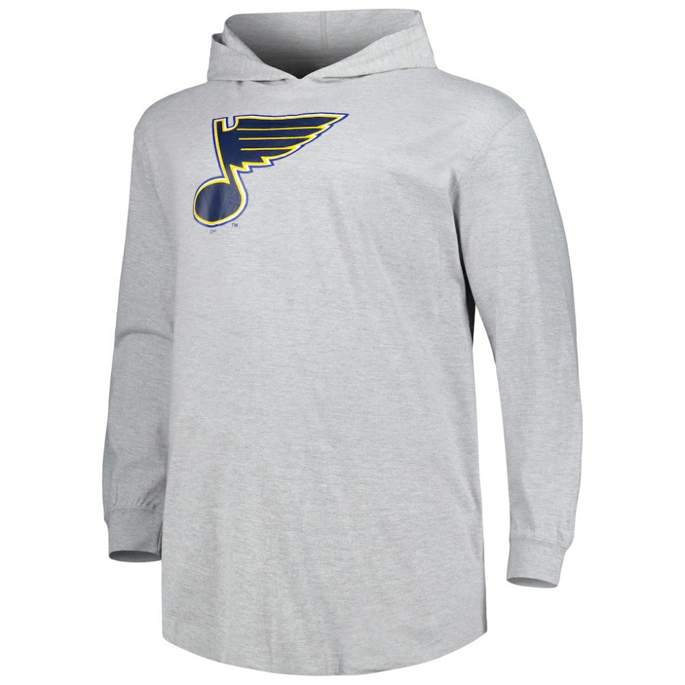 St. Louis Blues Big & Tall Pullover Hoodie - Heather Gray - NHL