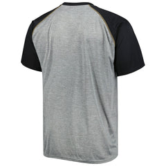 Vegas Golden Knights Big & Tall Logo Raglan T-Shirt - Heather Gray - NHL