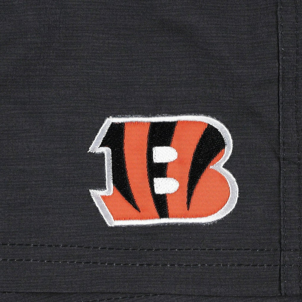 Cincinnati Bengals G-III Sports by Carl Banks Coastline Volley Swim Shorts Black | NFL
