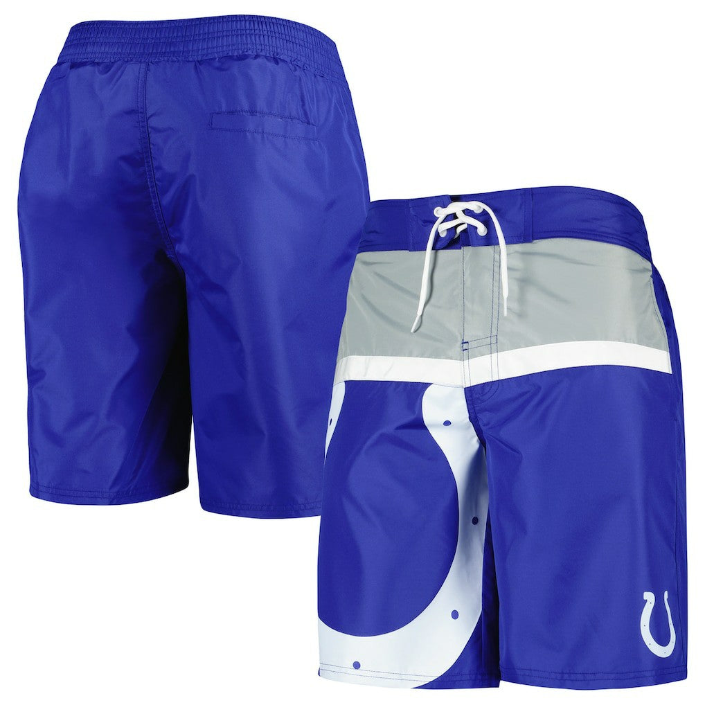 Indianapolis Colts G-III Sports by Carl Banks Sea Wind Swim Trunks Royal | NFL
