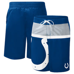 Indianapolis Colts G-III Sports by Carl Banks Sea Wind Swim Trunks Royal | NFL