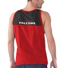 Atlanta Falcons Starter Logo Touchdown Fashion Tank Top Red/Black | NFL