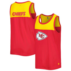 Kansas City Chiefs Starter Logo Touchdown Fashion Tank Top Red/Gold | NFL