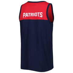 New England Patriots Starter Logo Touchdown Fashion Tank Top Navy/Red | NFL