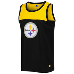 Pittsburgh Steelers Starter Logo Touchdown Fashion Tank Top Black/Gold | NFL