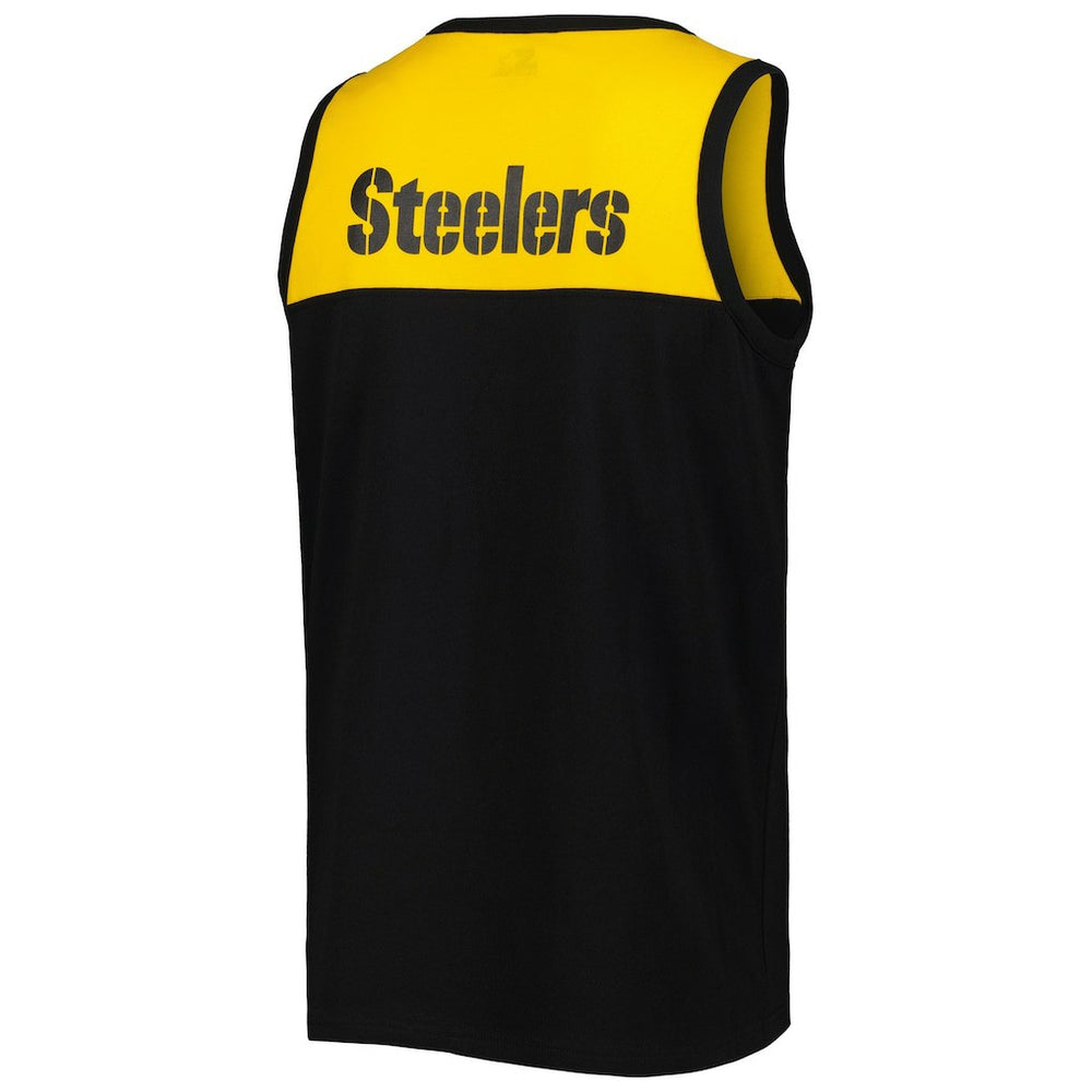 Pittsburgh Steelers Starter Logo Touchdown Fashion Tank Top Black/Gold | NFL