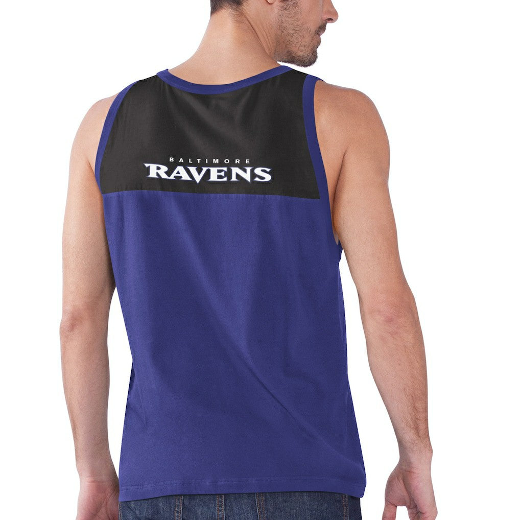 Baltimore Ravens Starter Logo Touchdown Fashion Tank Top Purple/Black | NFL