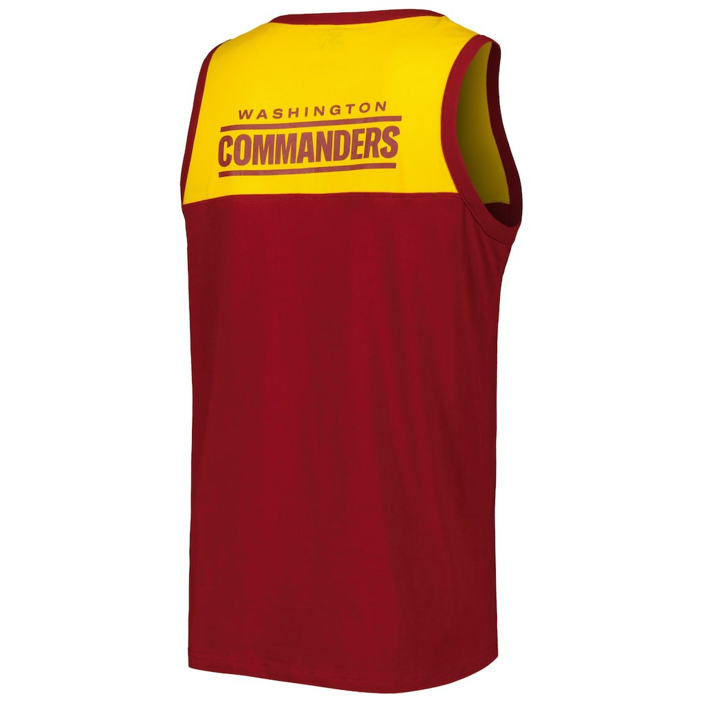 Washington Commanders Starter Logo Touchdown Fashion Tank Top Burgundy/Gold | NFL