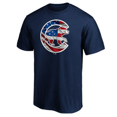 Chicago Cubs Team Banner Wave T-Shirt - MLB