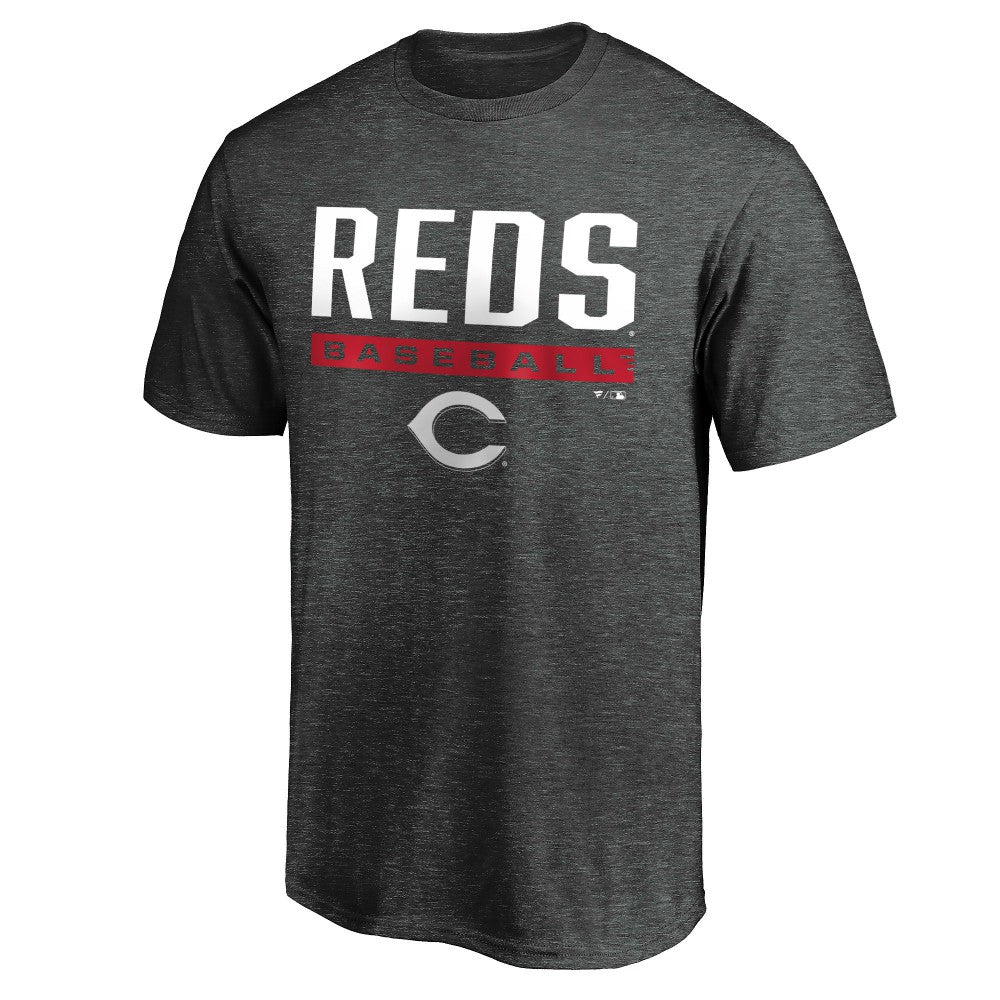 Cincinnati Reds Team Win Stripe T-Shirt - MLB
