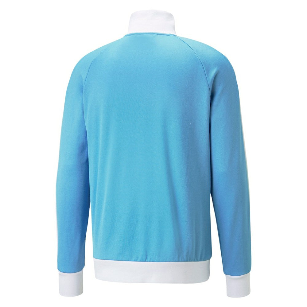 Manchester City ftblHeritage T7 Raglan Full-Zip Track Jacket Sky Blue | Puma Online