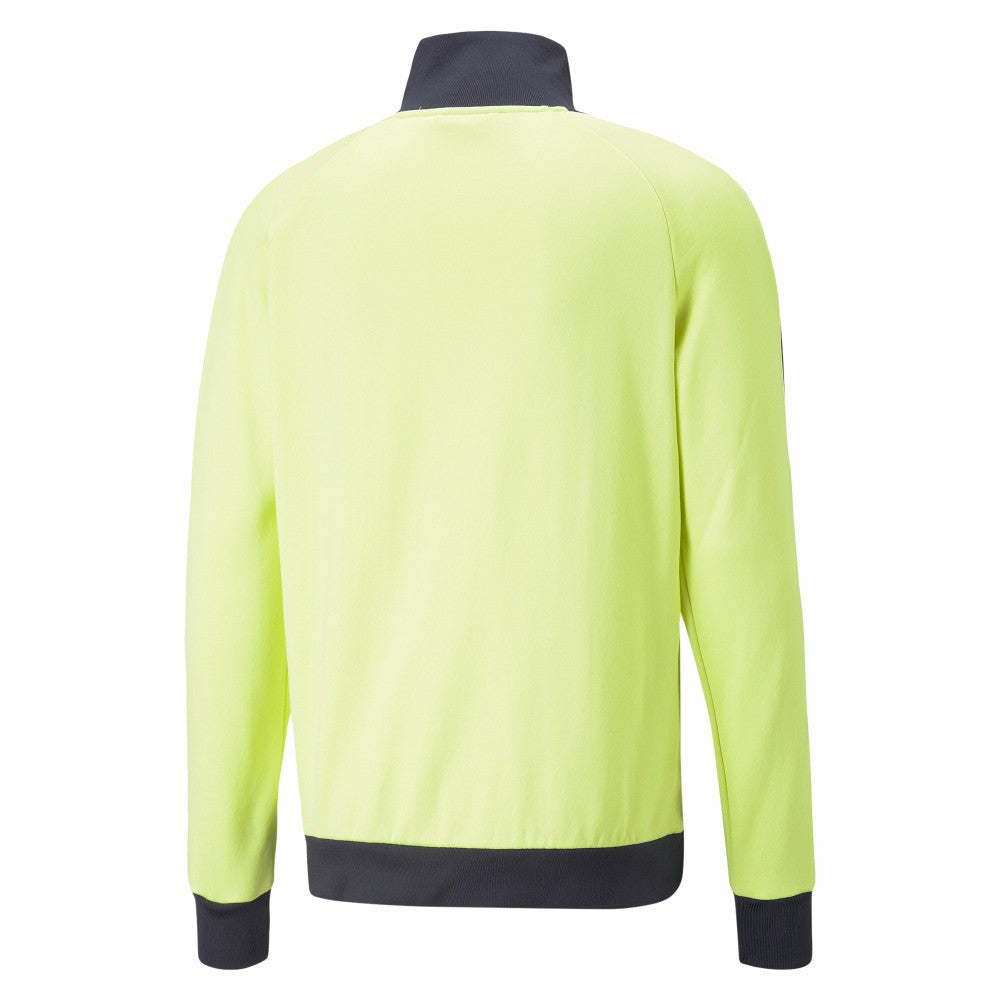 Manchester City ftblHeritage T7 Raglan Full-Zip Track Jacket Yellow | Puma