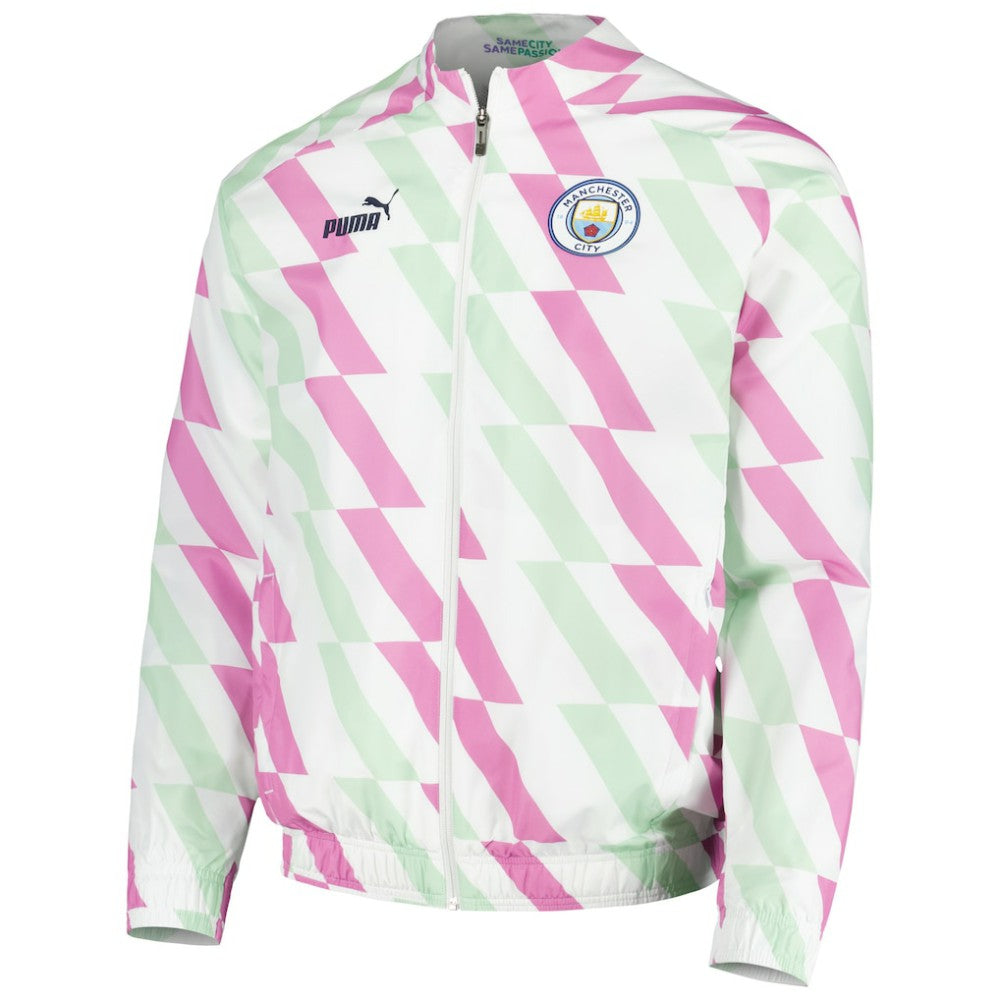 Manchester City 2022/23 Pre-Match Full-Zip Jacket White | Puma