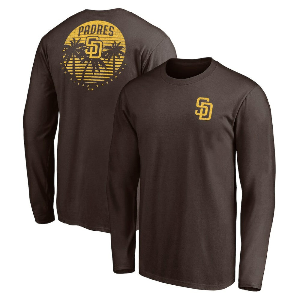 San Diego Padres Team Hometown Collection Palm Sunset Long Sleeve T-Shirt - MLB