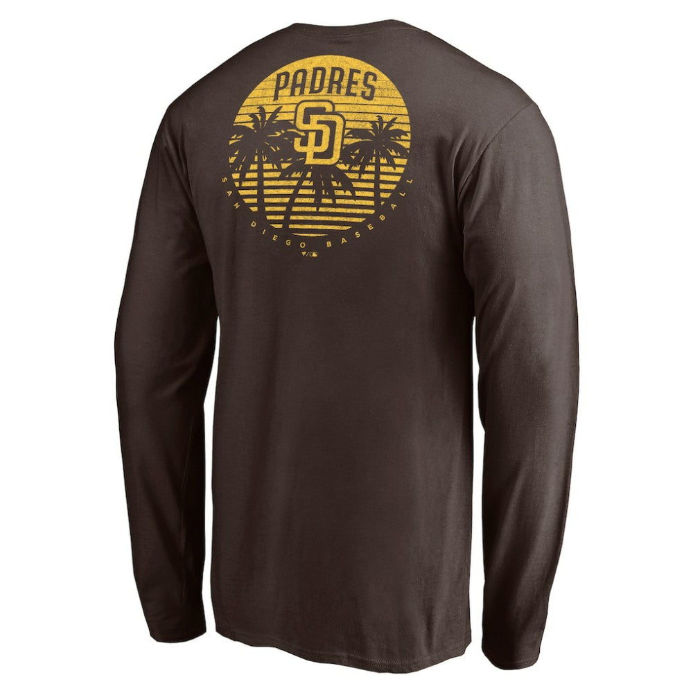 San Diego Padres Team Hometown Collection Palm Sunset Long Sleeve T-Shirt - MLB