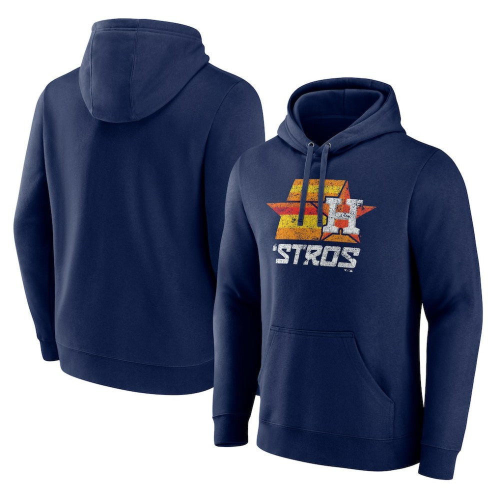 Houston Astros Team Throwback Stros Pullover Hoodie - MLB