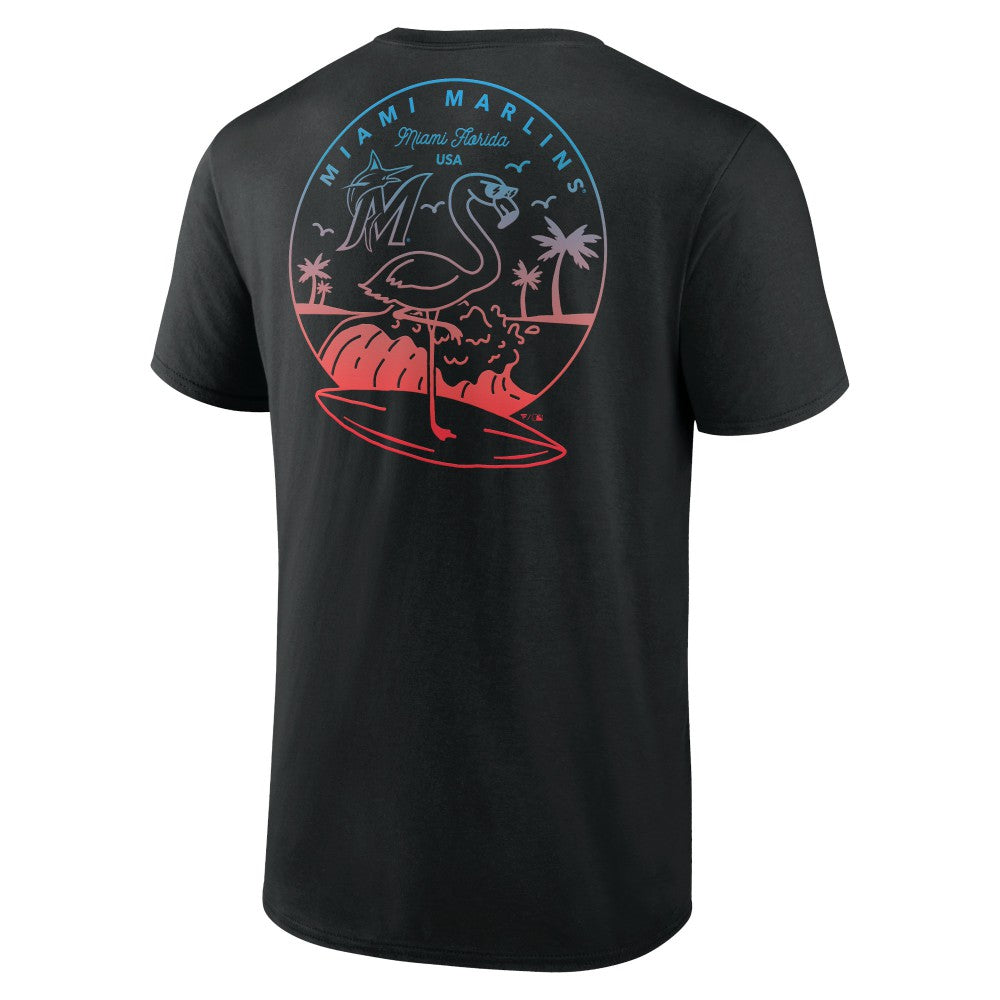 Miami Marlins Team Hometown Collection Surf's Up T-Shirt - MLB