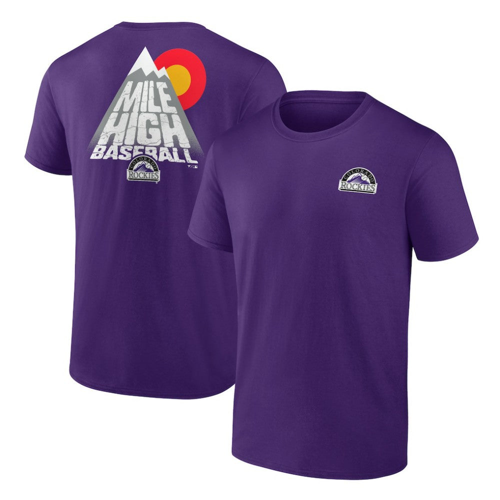 Colorado Rockies Team Hometown Collection Mile High Back T-Shirt - MLB