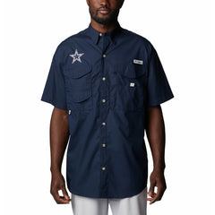 Dallas Cowboys Bonehead Team Button-Up Shirt Navy | Columbia