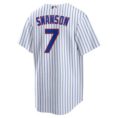 Dansby Swanson Chicago Cubs Nike Replica Player Jersey - MLB