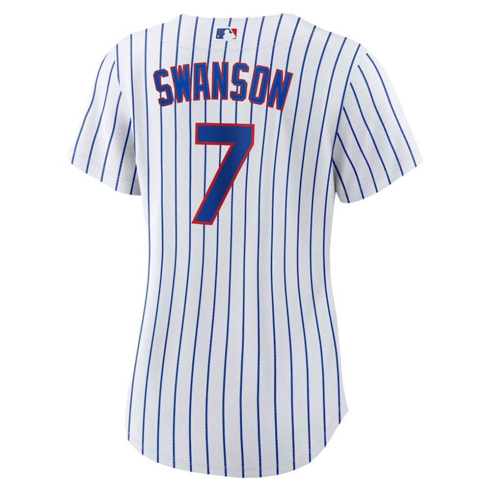 Dansby Swanson Chicago Cubs Nike Women's Home Replica Player Jersey - MLB